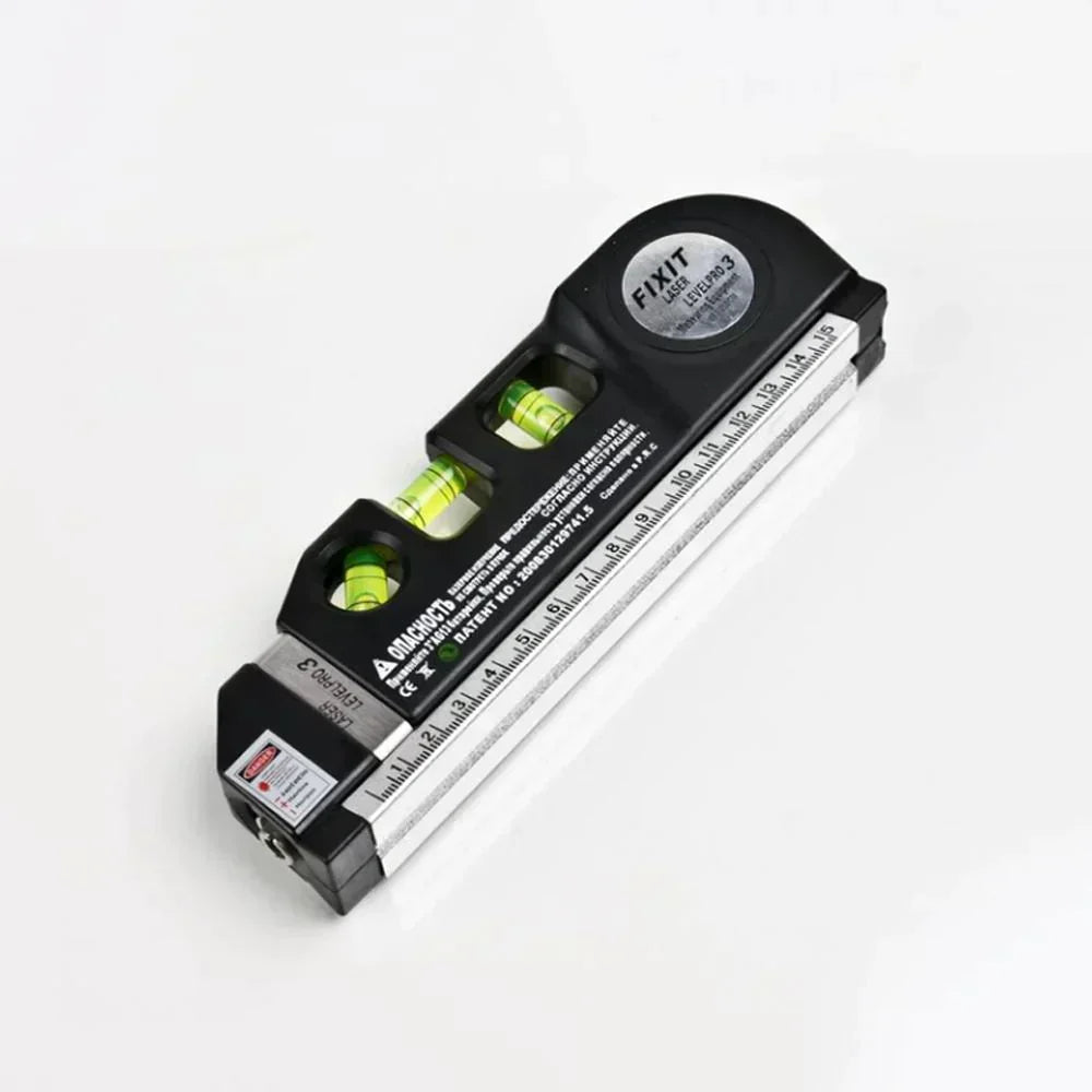 3-in-1 Measuring Tool – Spirit Level, Line Laser & Tape Measure