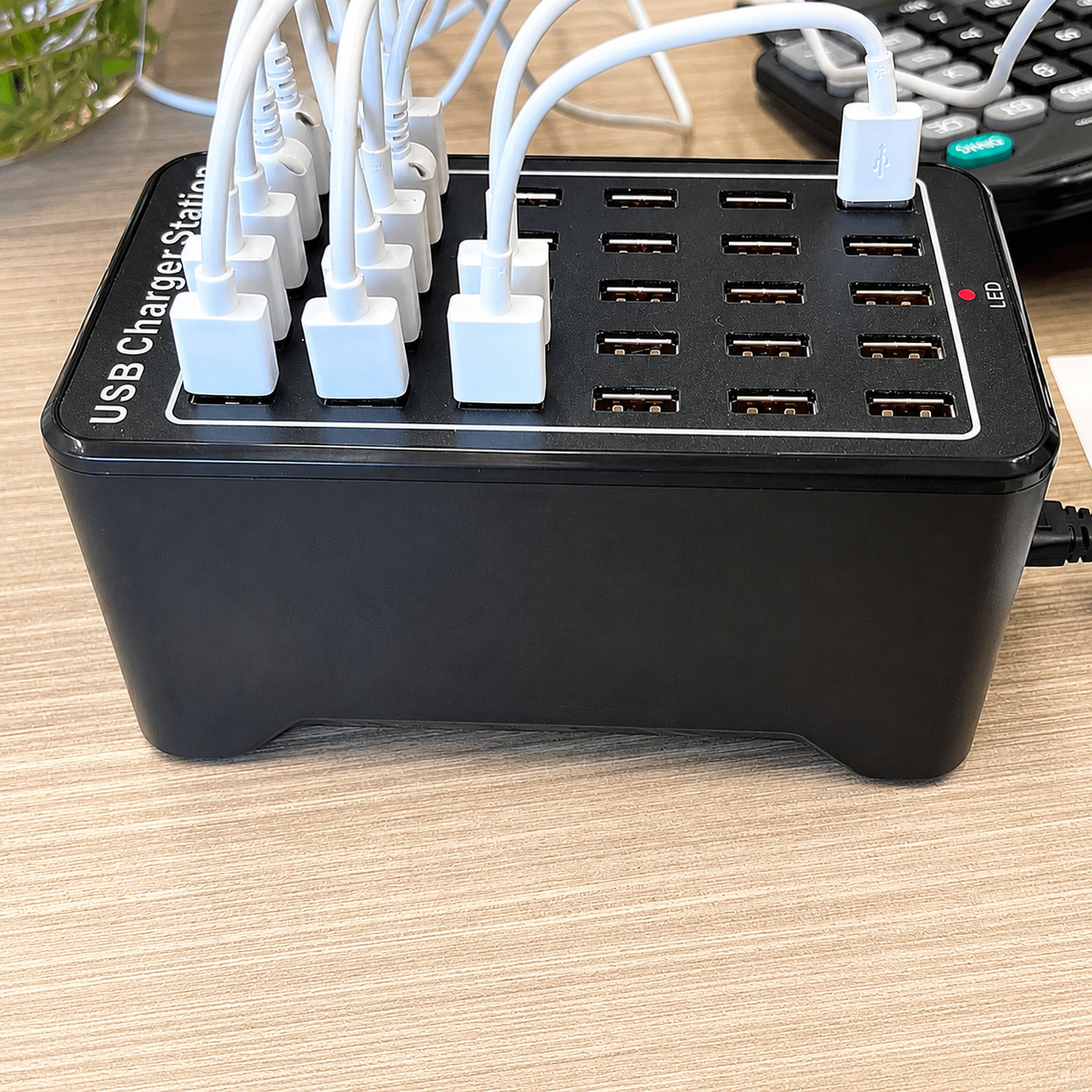 30-Port USB Charging Station – 150W Multi-Device Charger with Cooling