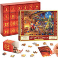 Advent Calendar Puzzle 2026 – 1008-Piece Christmas Jigsaw, 24 Boxes of 42 Pieces, Kids & Adults