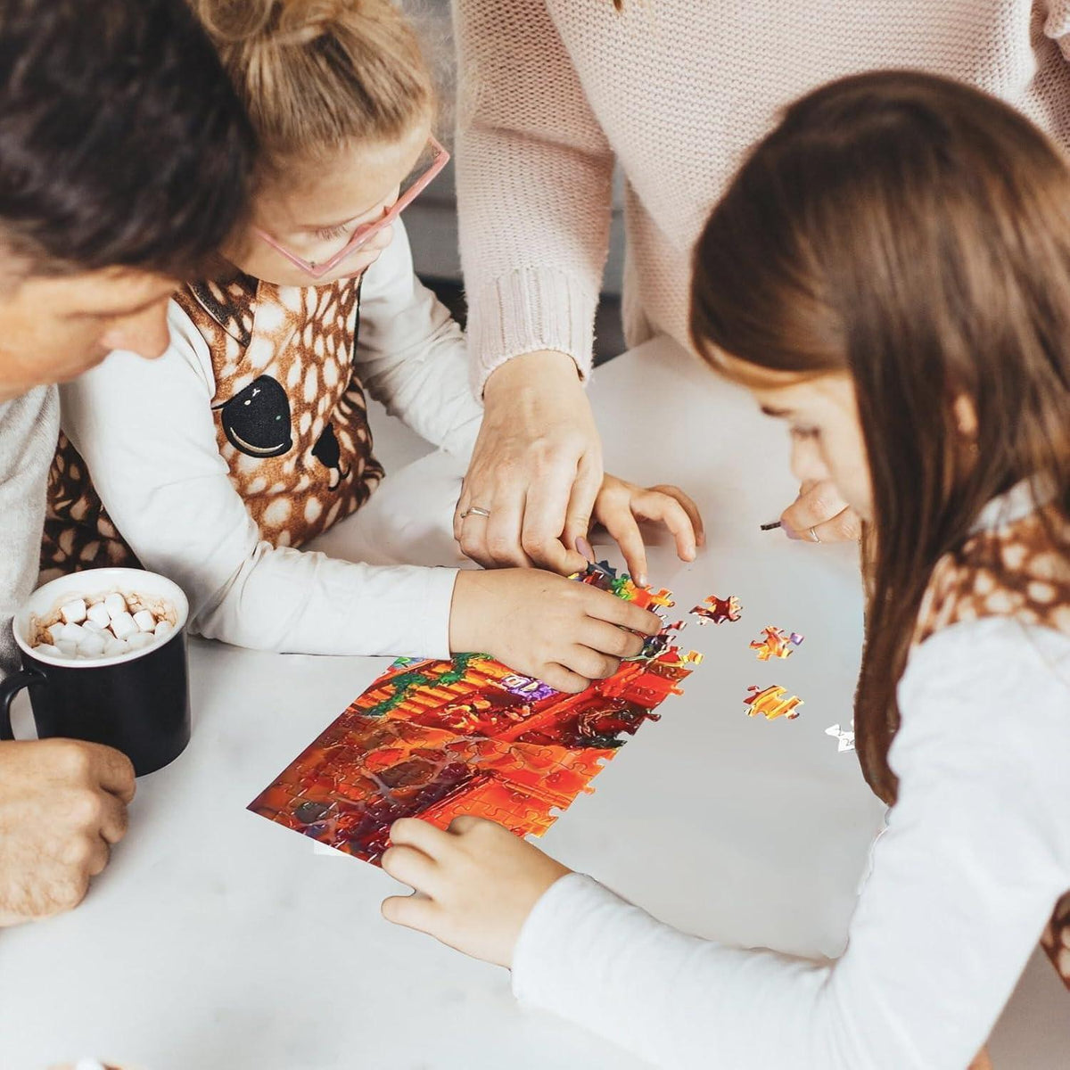 Advent Calendar Puzzle 2026 – 1008-Piece Christmas Jigsaw, 24 Boxes of 42 Pieces, Kids & Adults