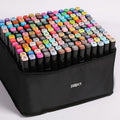 Alcohol Marker Set – 168 Colours with Dual Tips in Carry Case