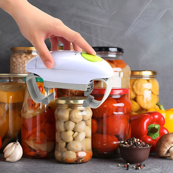 Automatic Electric Jar Opener – Hands-Free Lid Opener for All Sizes