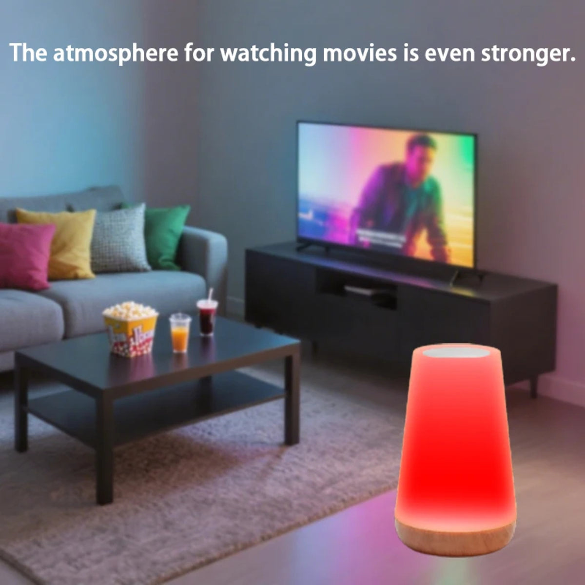 Bedside Table Lamp – USB Rechargeable, Remote & Dimming