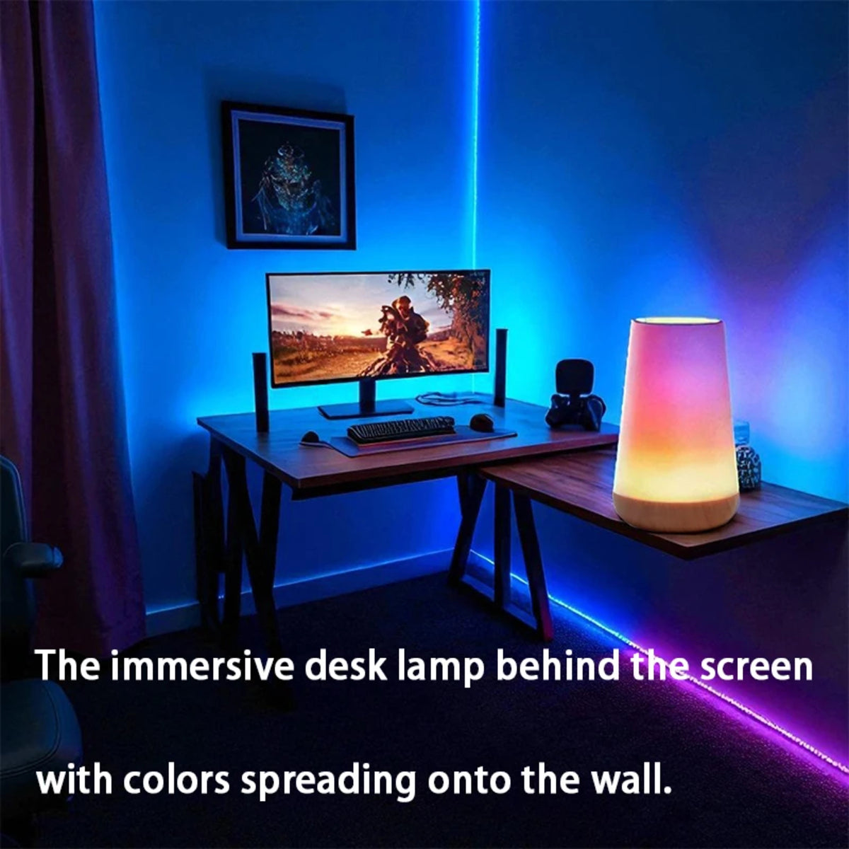 Bedside Table Lamp – USB Rechargeable, Remote & Dimming