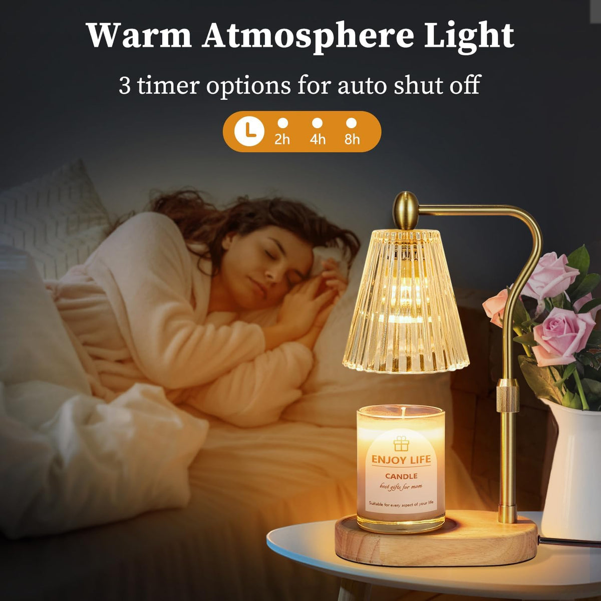 Candle Warmer Lamp – Cosy Glow Flame-Free Melter