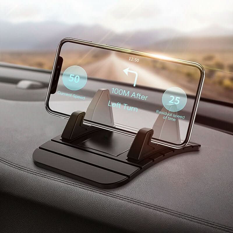 Car Phone Holder – Anti-Slip Dashboard Mount with Silicone Base