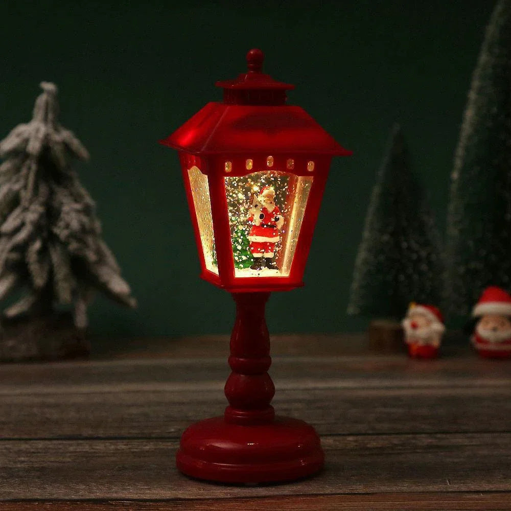 Christmas Snow Lantern – Glitter Snow, Lights & Music