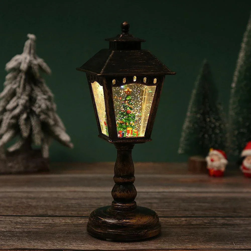 Christmas Snow Lantern – Glitter Snow, Lights & Music