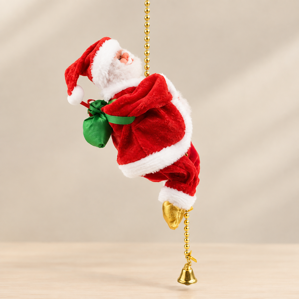 Climbing Santa Decoration – Battery-Powered Indoor Christmas Ornament