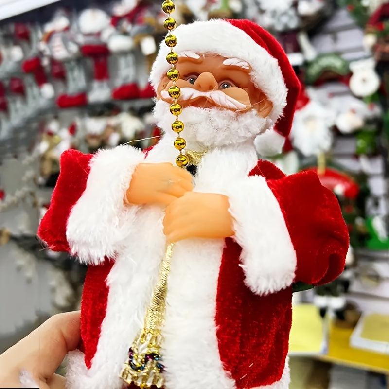 Climbing Santa Decoration – Battery-Powered Indoor Christmas Ornament