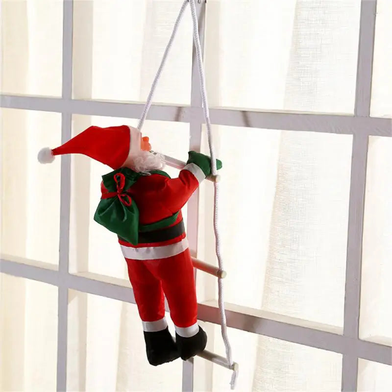 Climbing Santa Doll – Ladder Design Hanging Christmas Decoration