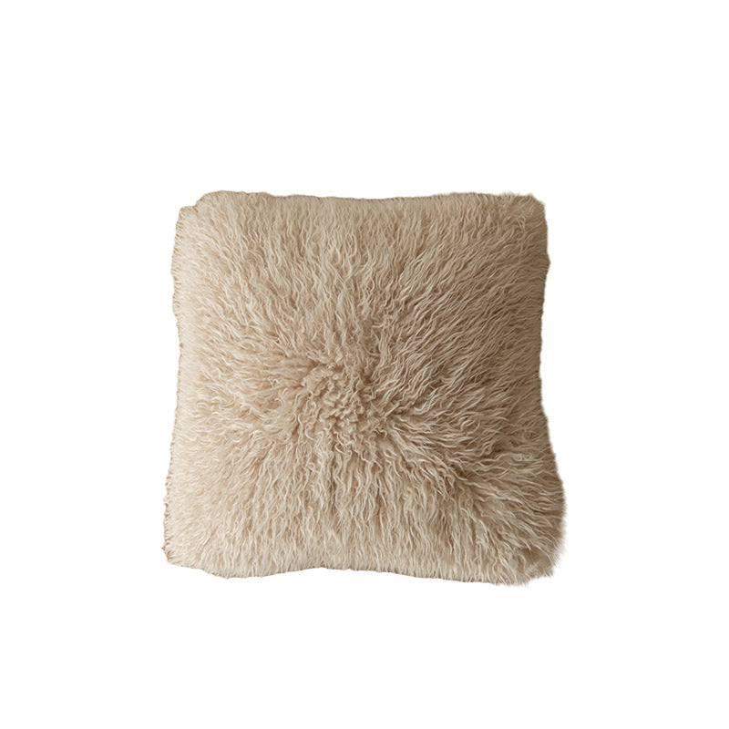 Cosy Throw Pillow Cover – Textured Beige, Single or Set of 5