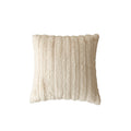 Cosy Throw Pillow Cover – Textured Beige, Single or Set of 5