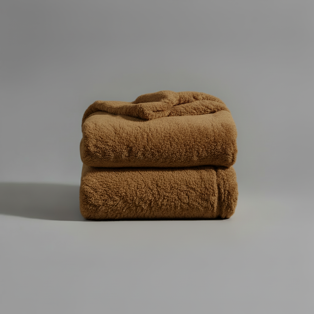Double-Sided Sherpa Fleece Blanket – Reversible & Warm