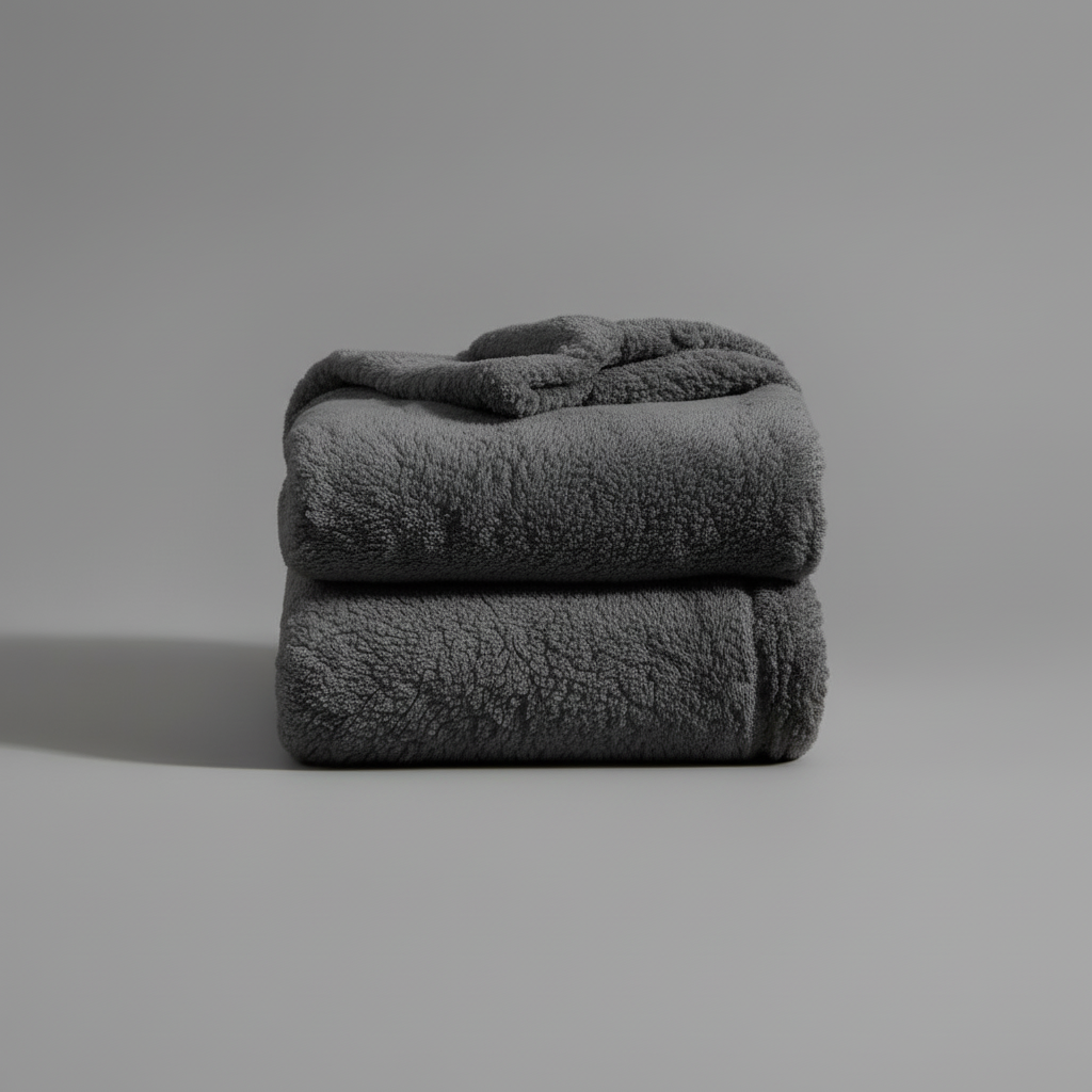 Double-Sided Sherpa Fleece Blanket – Reversible & Warm