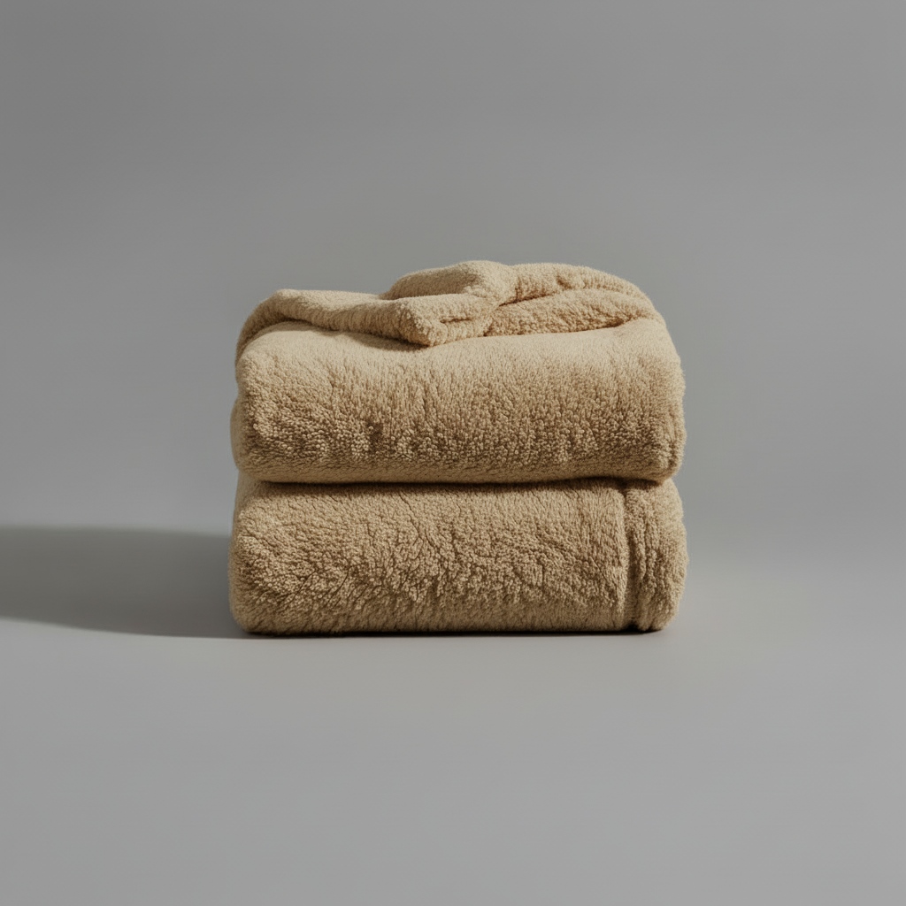 Double-Sided Sherpa Fleece Blanket – Reversible & Warm