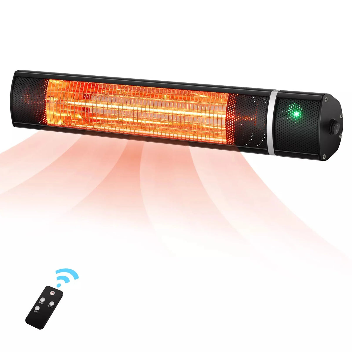 Electric Patio Heater – 1500W Infrared with Remote
