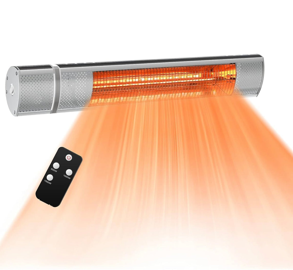 Electric Patio Heater – 1500W Infrared with Remote