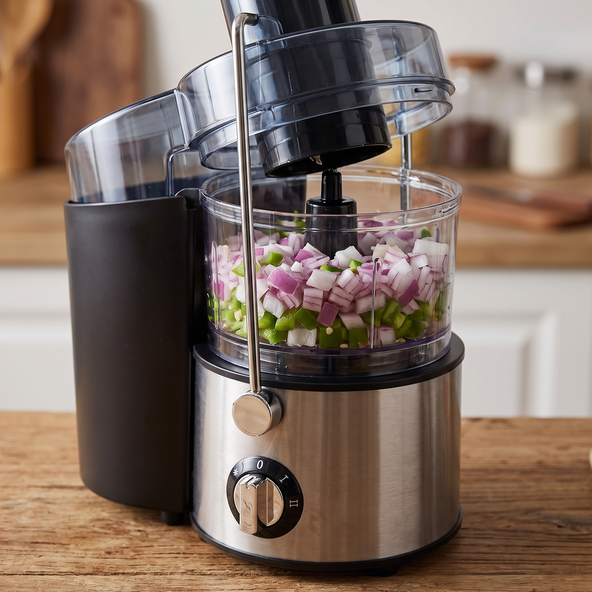 Electric Vegetable Chopper – Fast One-Touch Food Prep