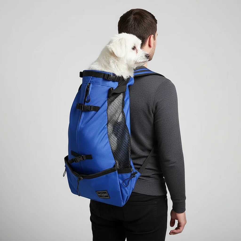 Ergonomic Dog Carrier Backpack – Breathable Padded Panels for Small Dogs