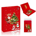 Fillable Advent Calendar with 24 Gift Boxes – Red Christmas Boxes with Window for Kids & Adults