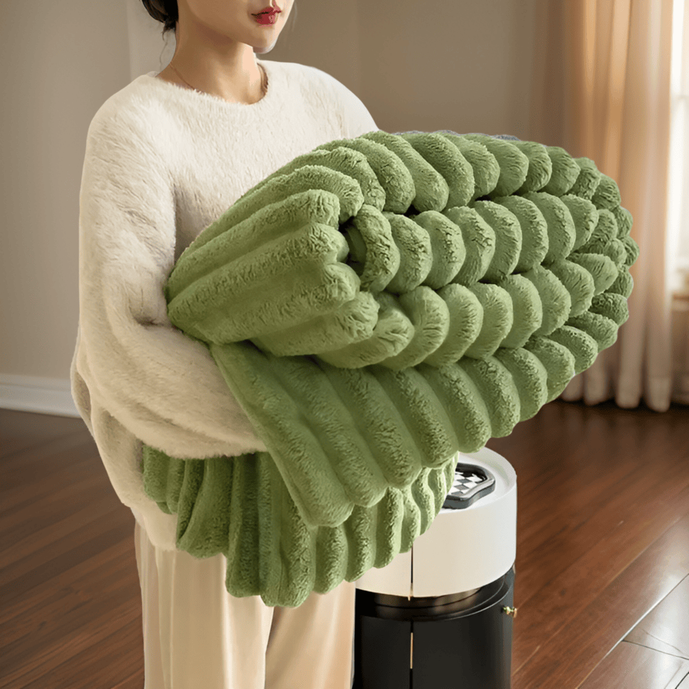 Fleece Throw Blanket – Soft Plush, Large Drape, Multiple Sizes