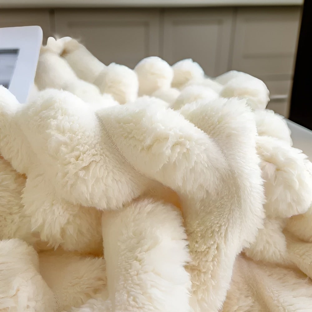 Fleece Throw Blanket – Soft Plush, Large Drape, Multiple Sizes