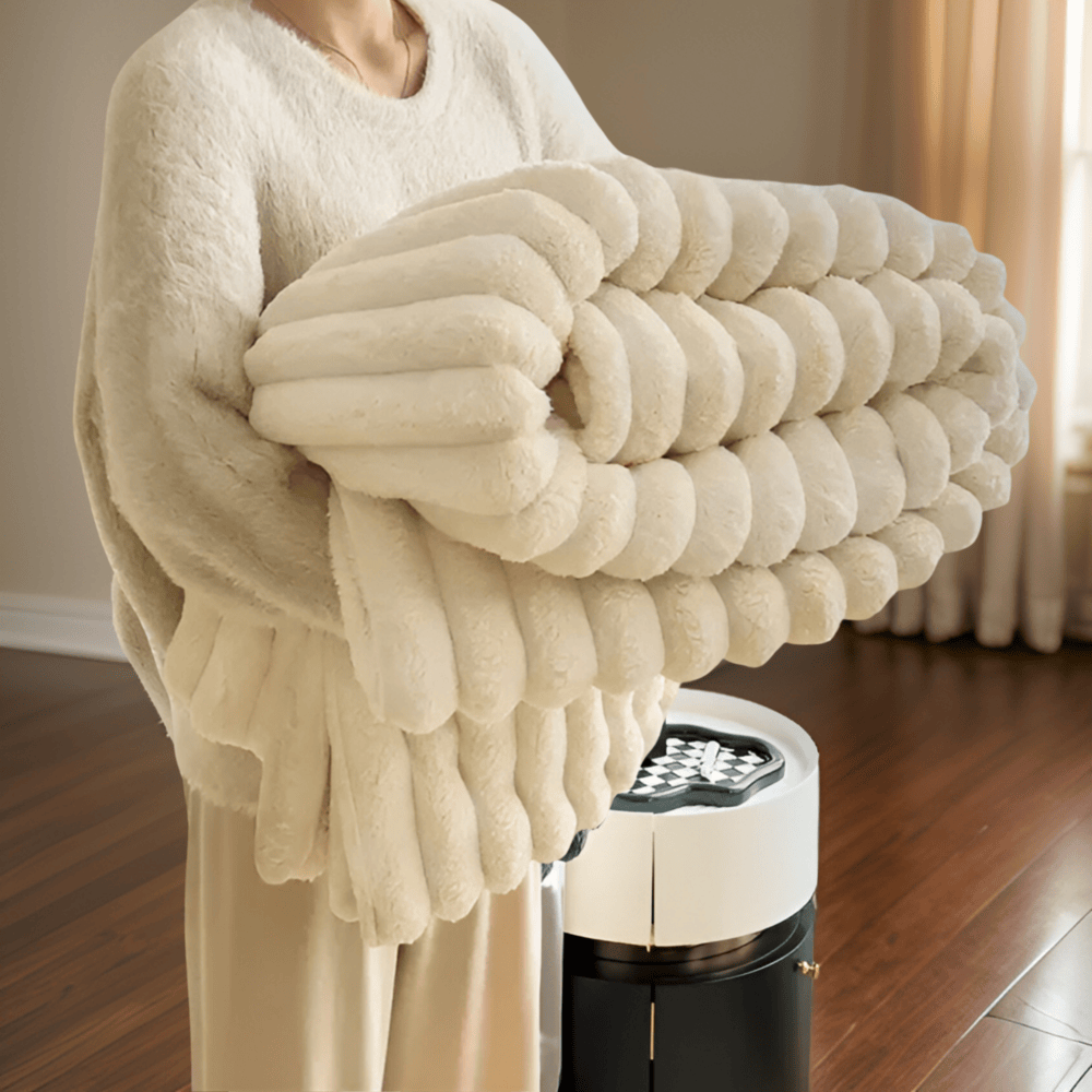 Fleece Throw Blanket – Soft Plush, Large Drape, Multiple Sizes