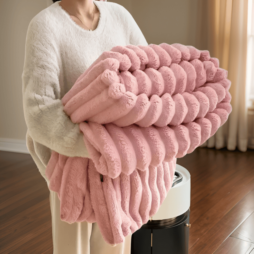 Fleece Throw Blanket – Soft Plush, Large Drape, Multiple Sizes