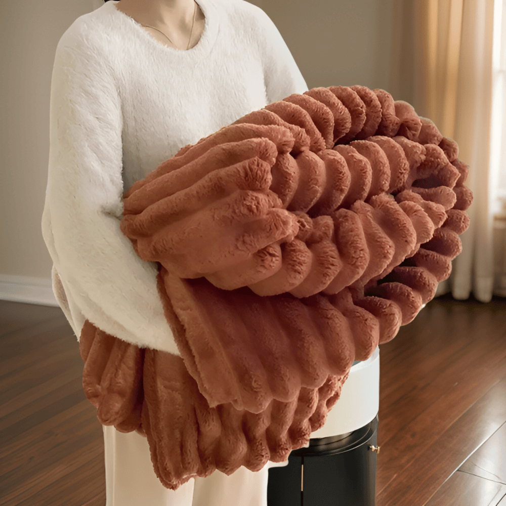 Fleece Throw Blanket – Soft Plush, Large Drape, Multiple Sizes