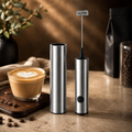 Handheld Milk Frother – Battery Whisk for Coffee & Matcha