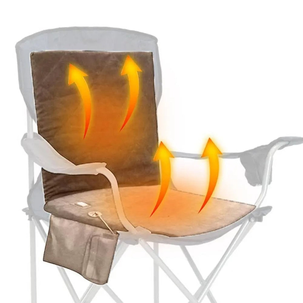 Heated Seat Cushion – Foldable USB Pad with 3 Heat Levels