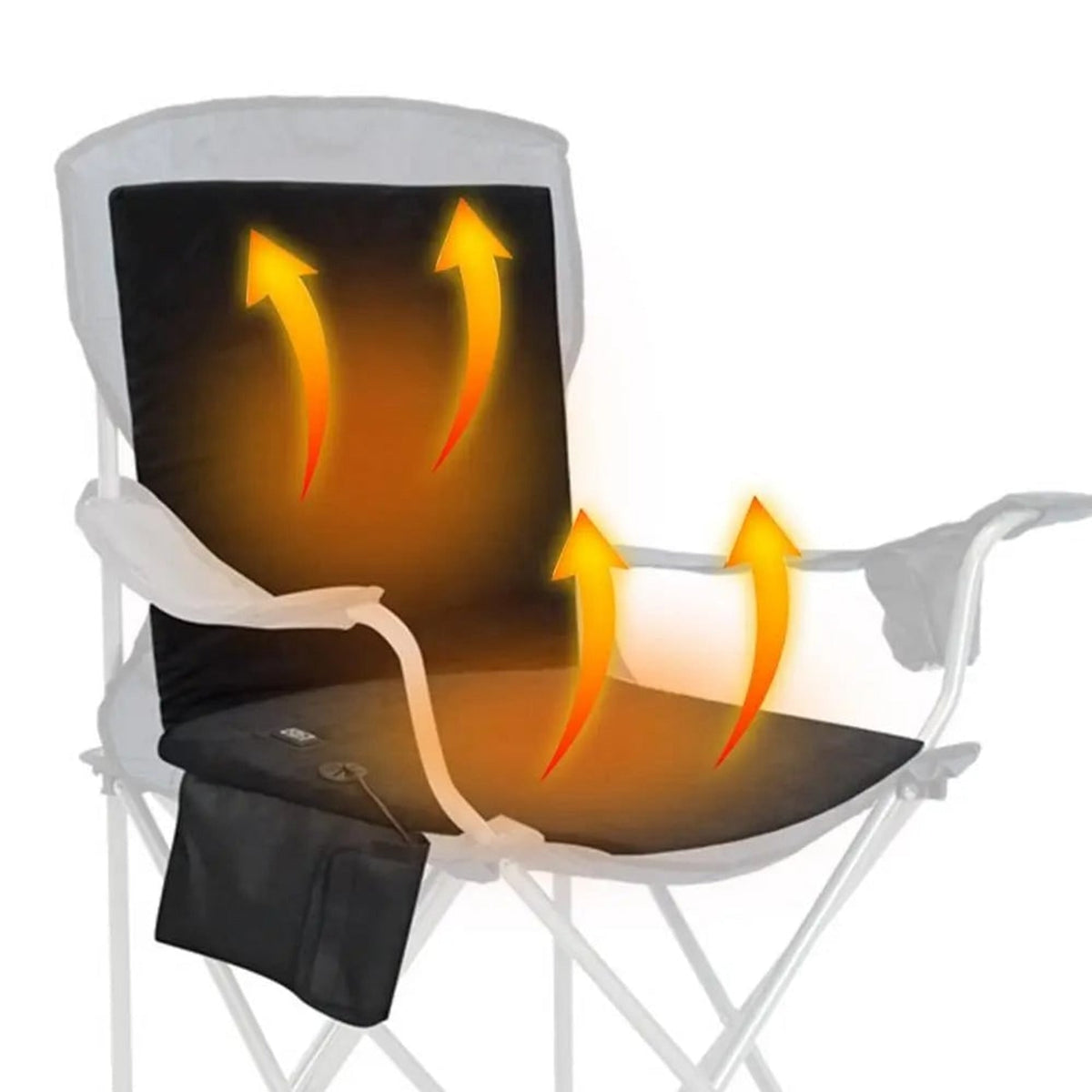 Heated Seat Cushion – Foldable USB Pad with 3 Heat Levels