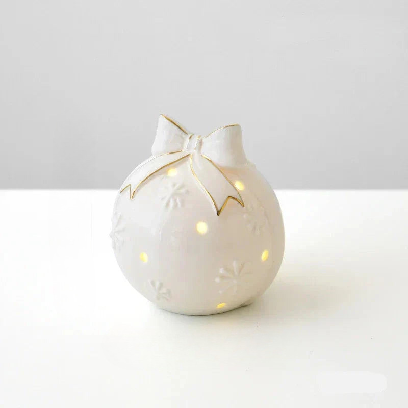 Illuminated Snowman Decoration – Warm White Christmas Ornament