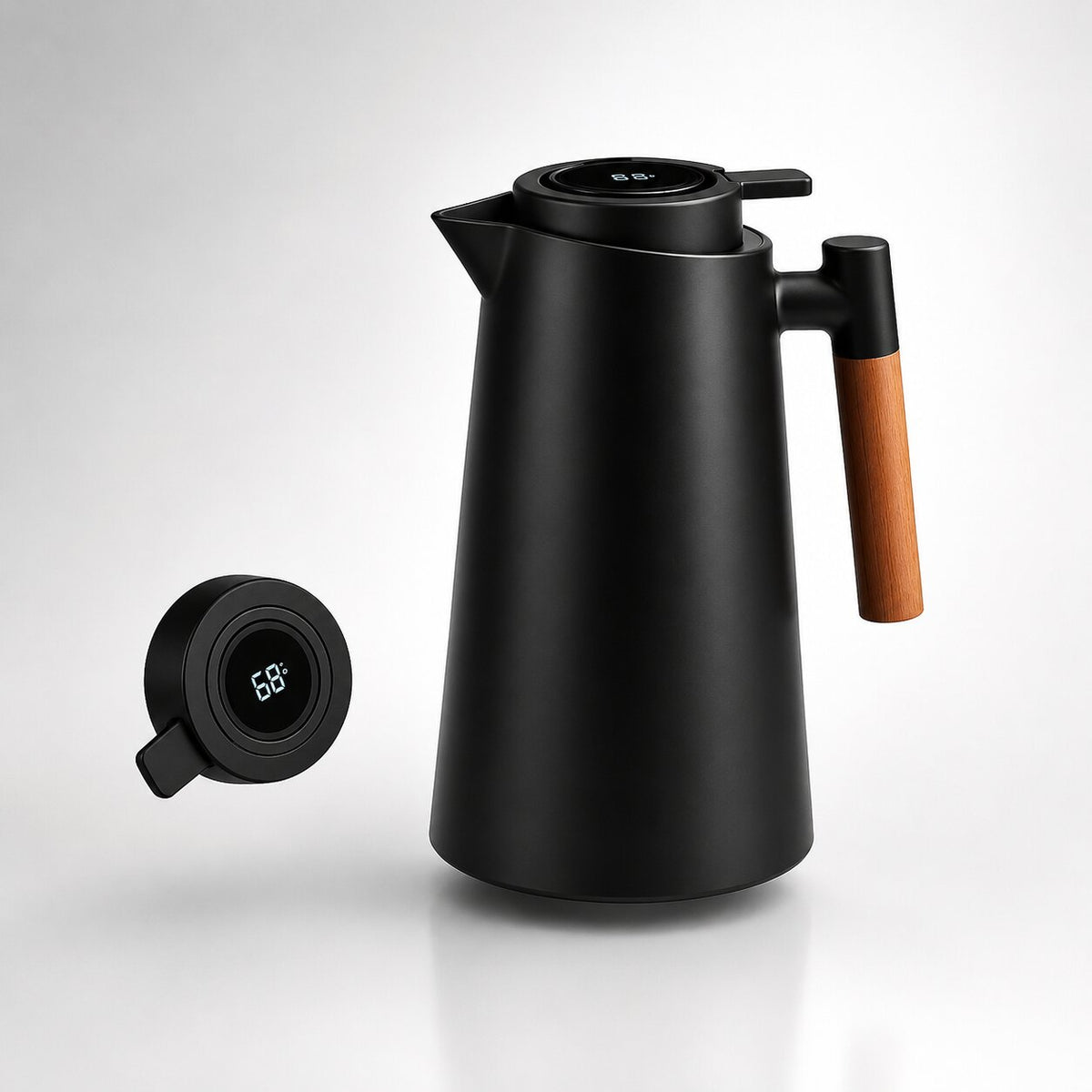 Insulated Flask 1L – Vacuum Thermos with Temperature Display