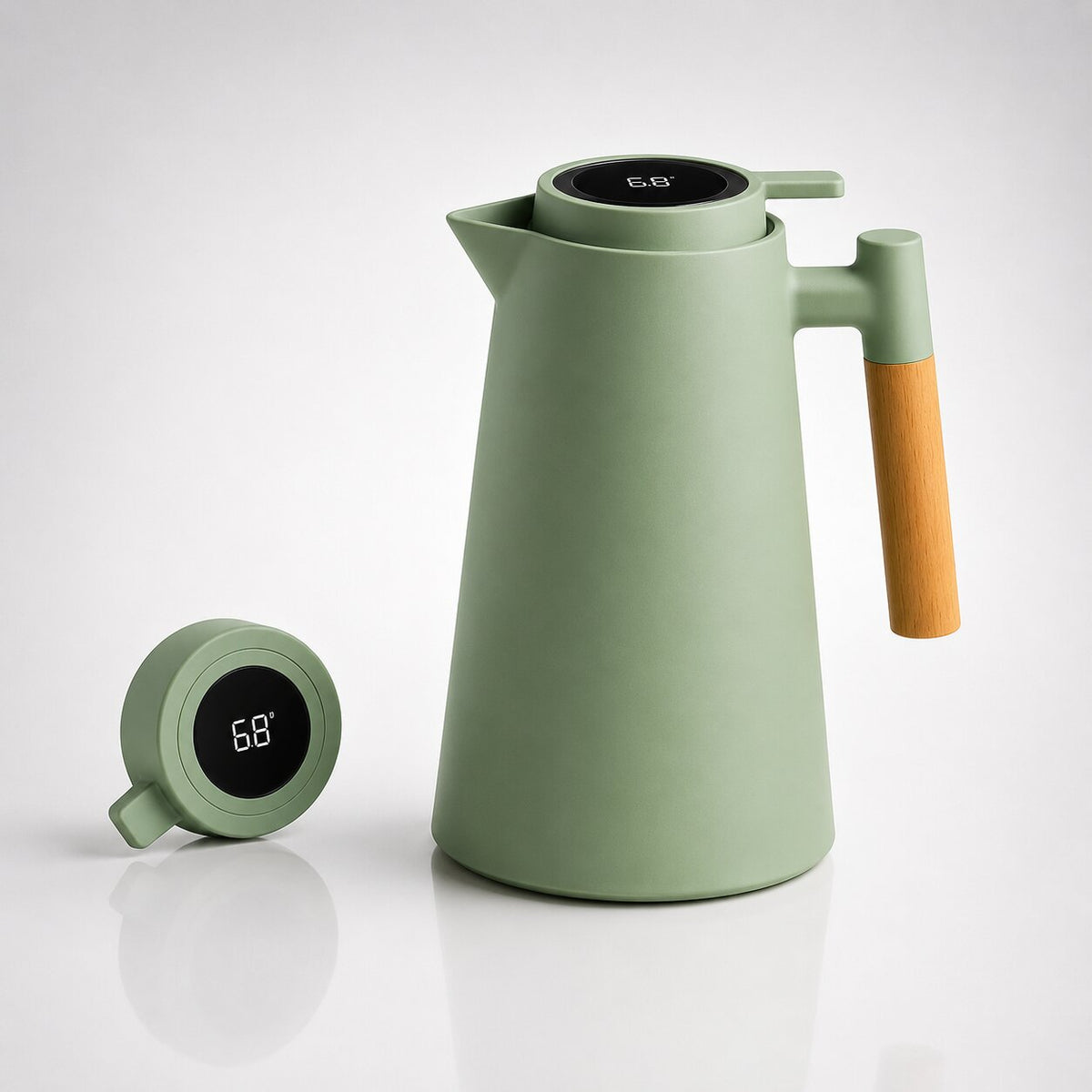 Insulated Flask 1L – Vacuum Thermos with Temperature Display