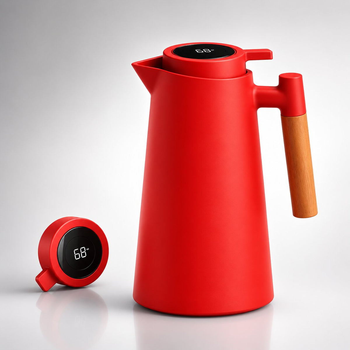 Insulated Flask 1L – Vacuum Thermos with Temperature Display