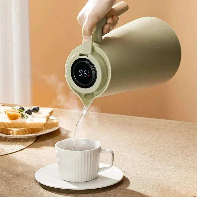 Insulated Flask 1L – Vacuum Thermos with Temperature Display