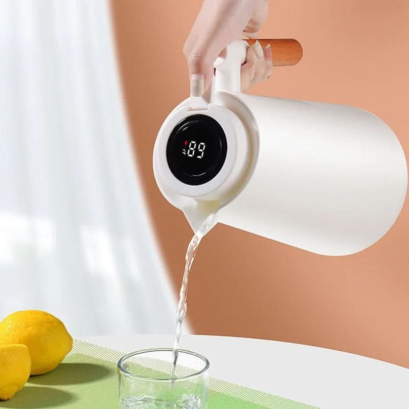 Insulated Flask 1L – Vacuum Thermos with Temperature Display