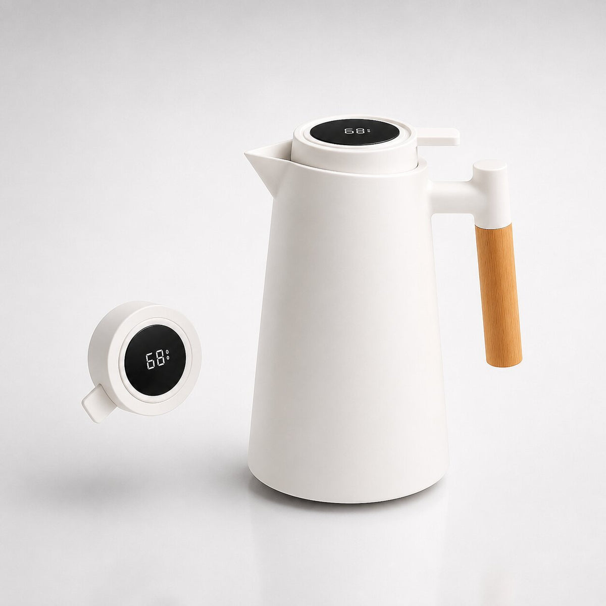 Insulated Flask 1L – Vacuum Thermos with Temperature Display
