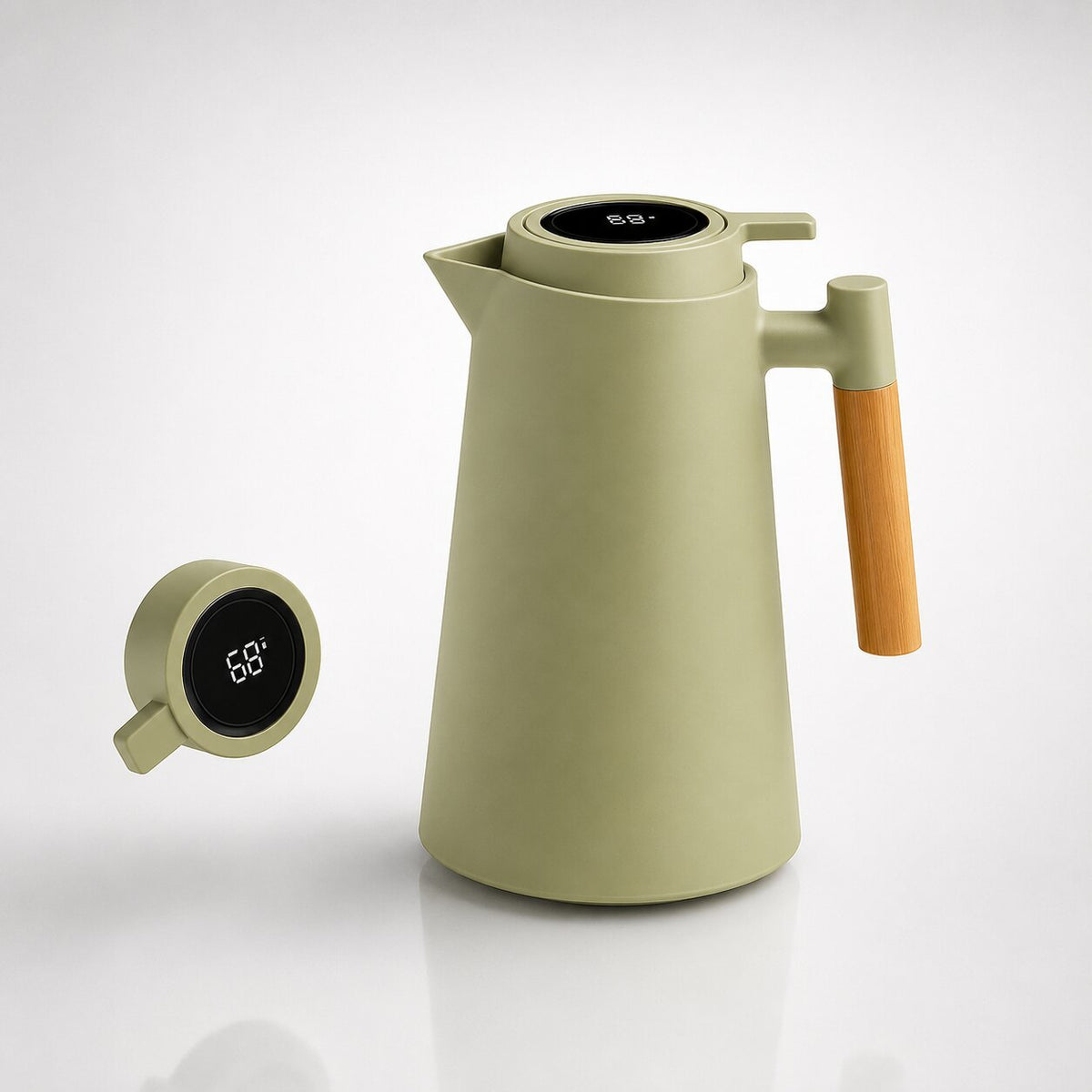 Insulated Flask 1L – Vacuum Thermos with Temperature Display