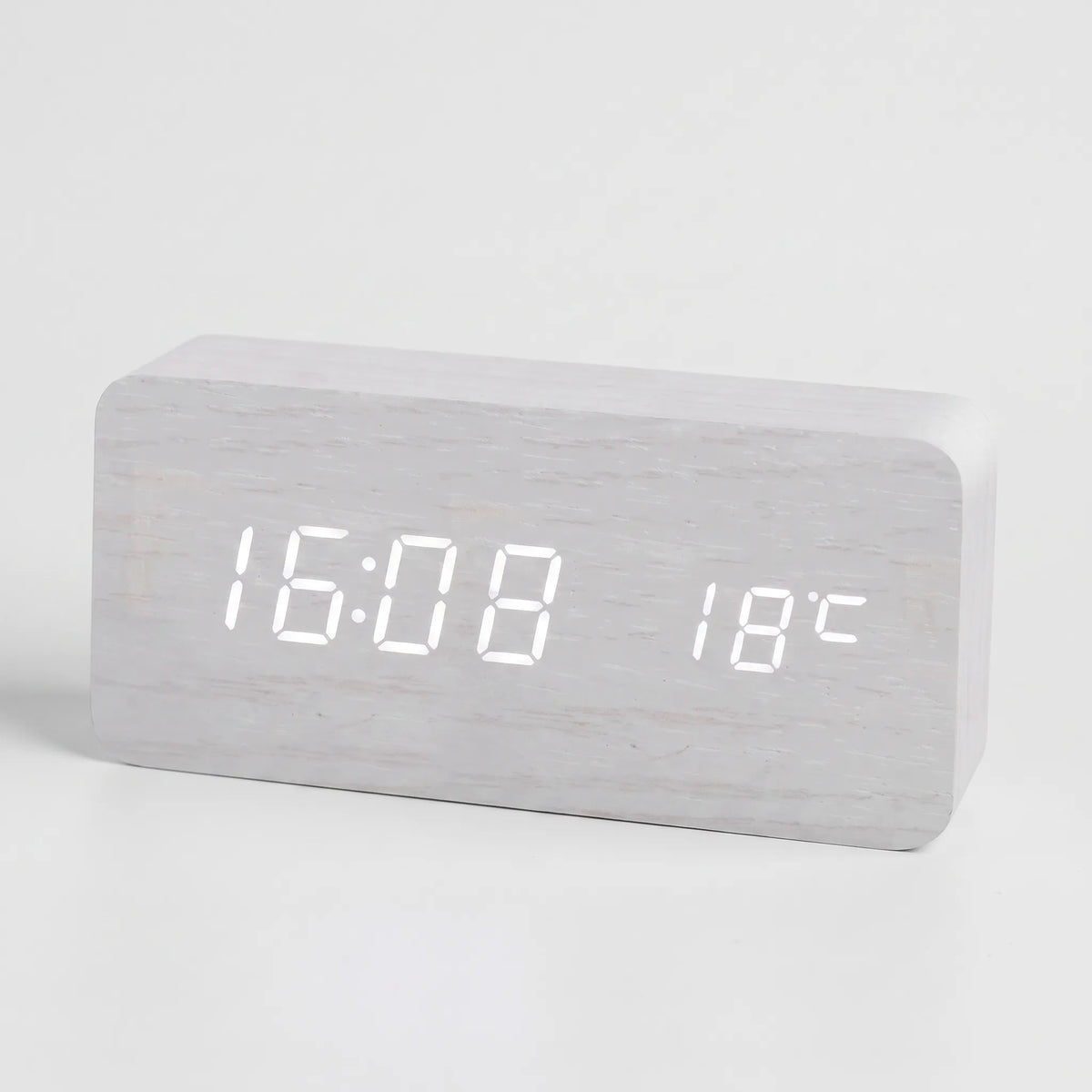 LuminaClock - Rectangular Digital Alarm Clock