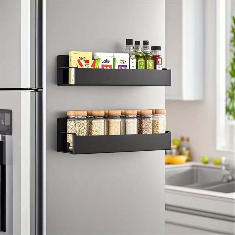 Magnetic Storage Shelf – No-Drill Side Rack for Metal Surfaces