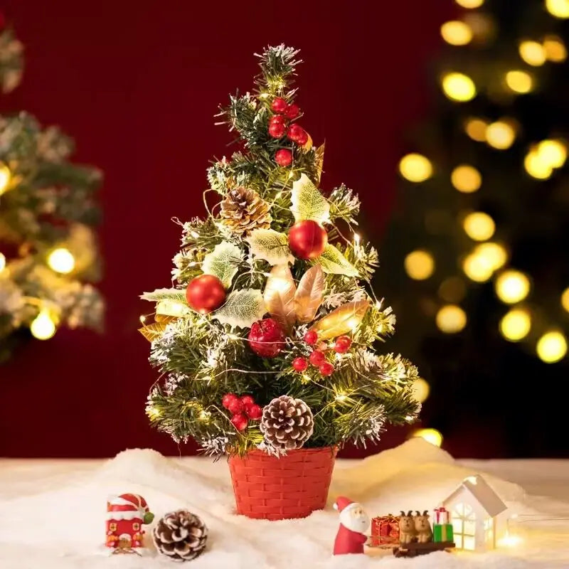 Mini Christmas Tree Decoration – Tabletop Festive Tree, Multiple Sizes
