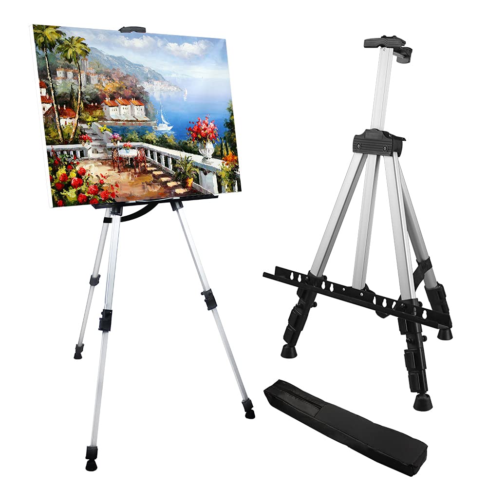 Portable Art Easel – Height-Adjustable Folding Tripod Stand