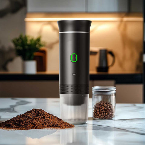 Portable Coffee Maker – Cordless One-Button Brewer for Travel