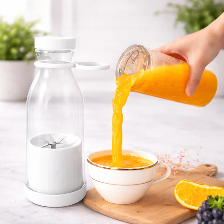 Portable Smoothie Maker – Blend & Drink Cup with Safety Indicator