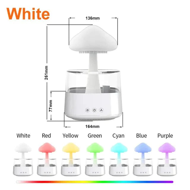 Rain Cloud Diffuser – Aroma Humidifier with Night Light