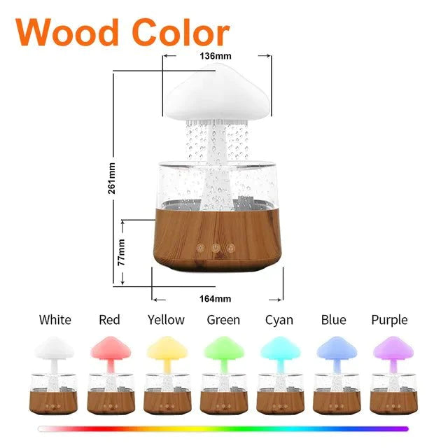 Rain Cloud Diffuser – Aroma Humidifier with Night Light