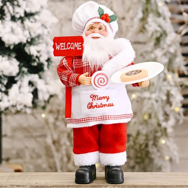 Santa Claus Plush Doll – Christmas Tree & Holiday Decoration